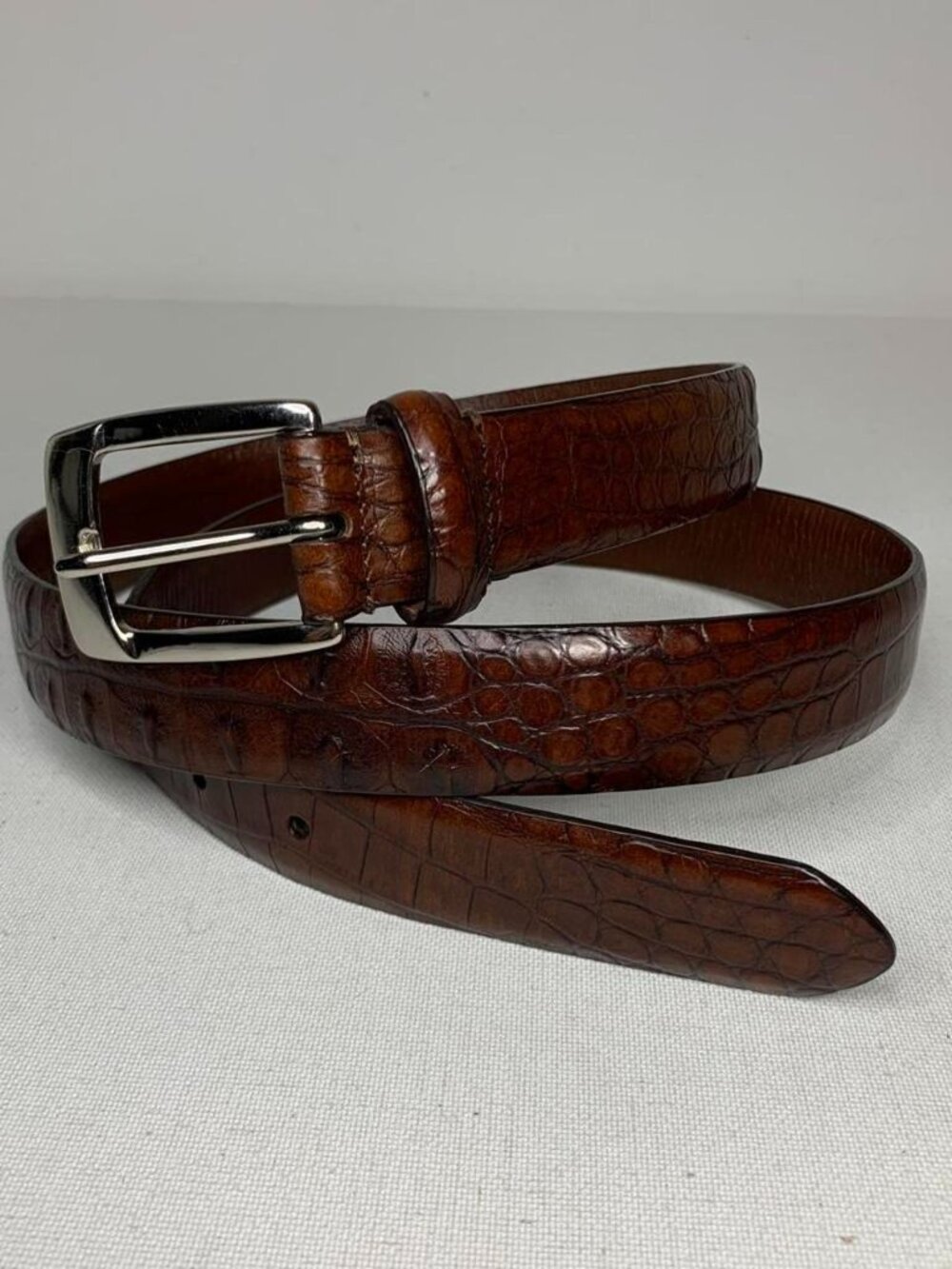 BOSCA Men's Brown Belt